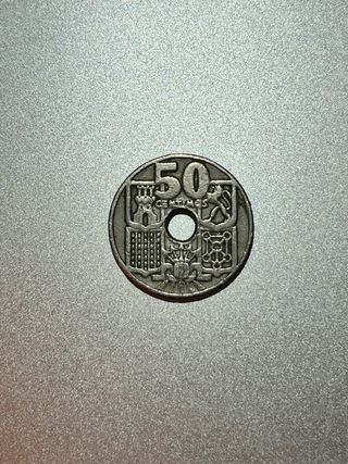 Moneda 50 Céntimos España 1963