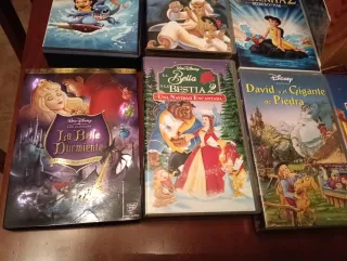 Lote Cintas VHS Disney Clásicos (Español)