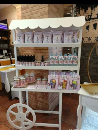 Carrito Candy Bar Blanco