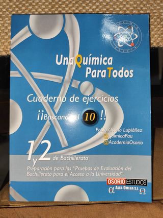 Una química para todos libro y cuaderno