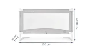2 Vallas Bebé para cama de 150cm