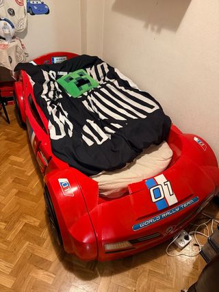 Cama Infantil Coche Rojo