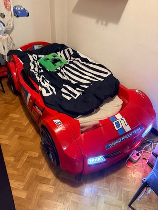 Cama Infantil Coche Rojo