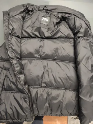 Chaleco acolchado negro