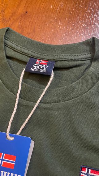 Maglietta verde Norway Nautical School