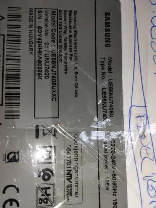 Módulo WiFi TV Samsung UE55NU7405U