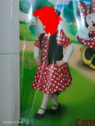 Costume Carnevale Minnie 6/7 anni