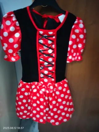 Costume Carnevale Minnie 6/7 anni
