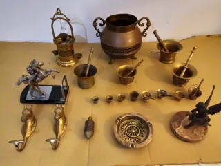 Lote Bronce y Latón Antiguo