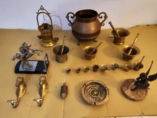 Lote Bronce y Latón Antiguo