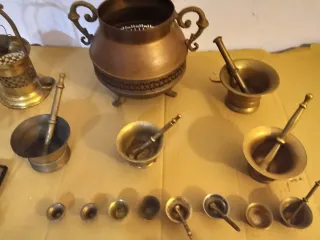 Lote Bronce y Latón Antiguo