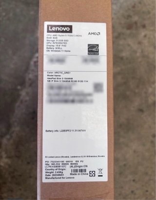 Lenovo Ideapad Slim 3 15AMN8