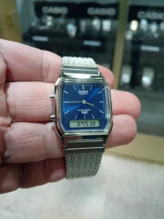 CASIO VINTAGE AQ-230EM-7A/new version/oferta flash