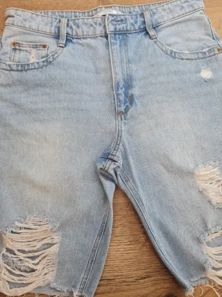 Lote 2 Bermudas Jeans Lefties Talla 40 L