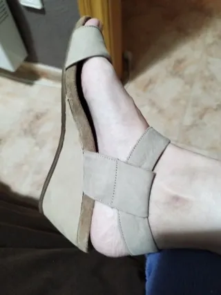 Sandalias Alpe Beige Cuña
