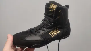 Botas Boxeo Leone 1947 Cl110 Negras Talla 43