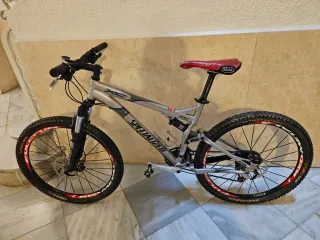 Bicicleta Montaña Doble Suspen Aluminio rueda 26