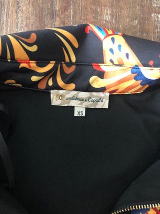 Vestido mini estampado pájaros Camaleónica