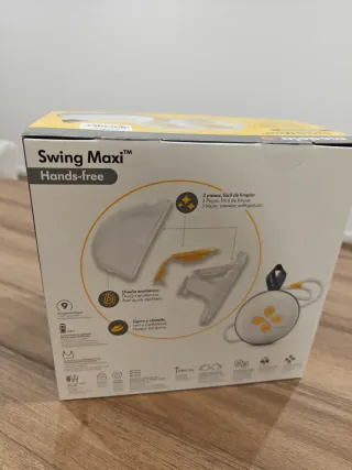 Bomba de leite elétrica dupla Medela Swing Maxi