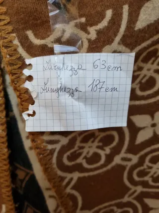 Mantella di lana con fantasia geometrica