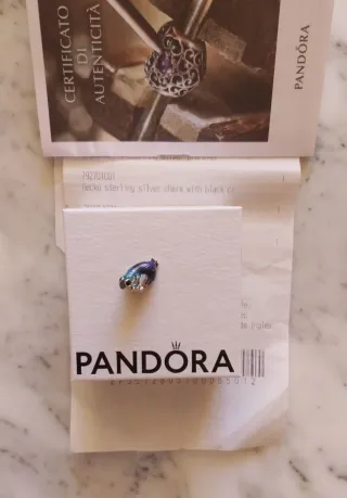 2 Charms Pandora Trébol y Geco