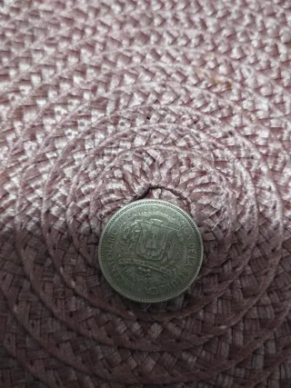 Moneda 5 Centavos Plata Rep. Dominicana 1963