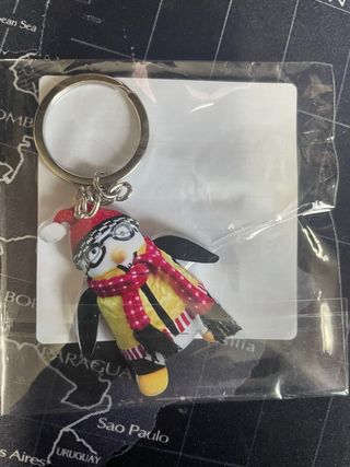 Llavero Pingüino Navideño