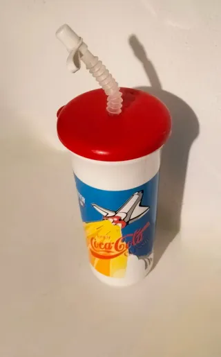 Borraccia Space Shuttle USA con cannuccia