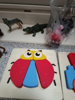 Puzzles de madera para niños