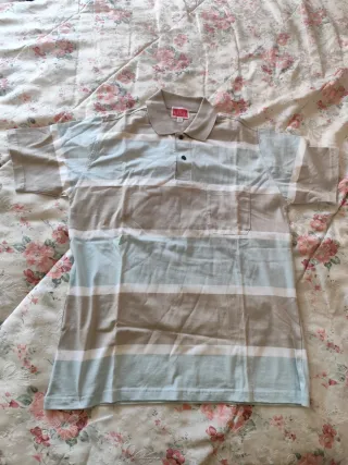 Polo de manga corta a rayas