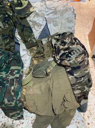 Lote Ropa Militar Camuflaje
