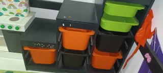 Mueble organizador de juguetes