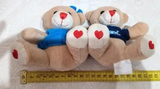 Coppia Orsetti Peluche Cuore