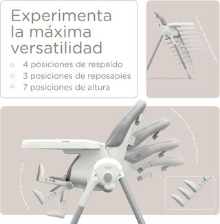 Trona de Bebe KÜB Evolutiva Compacta, Plegable,