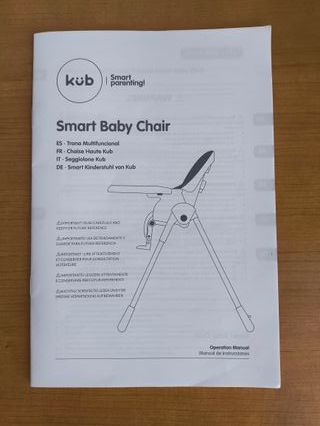 Trona de Bebe KÜB Evolutiva Compacta, Plegable,