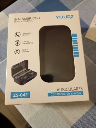 Auriculares Bluetooth YOURZ ZS-042 con Power Bank