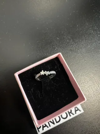Anillo plata estrellas