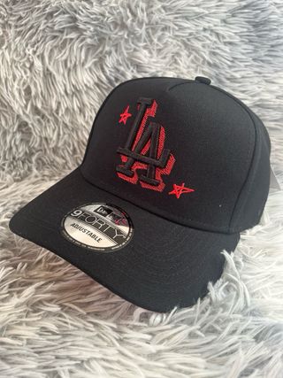 Gorra New Era LA Dodgers 9Forty Negra Roja