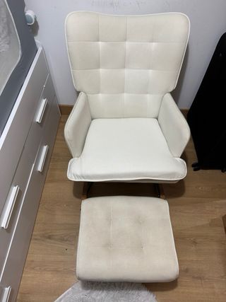 Sillón Mecedora Lactancia Blanco