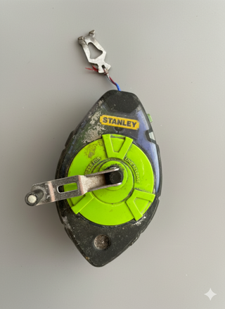 Tiralíneas Stanley + Bote Tiza Azul