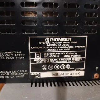 Pioneer SP-X800, GX-800, VP-X500