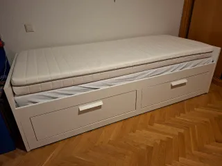 Cama Nido Diván Brimnes Ikea Blanca