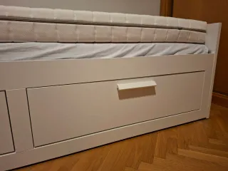 Cama Nido Diván Brimnes Ikea Blanca