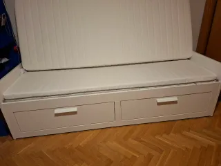 Cama Nido Diván Brimnes Ikea Blanca