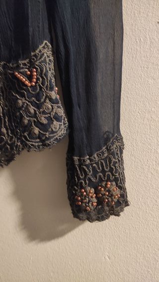 Camisa semi transparente