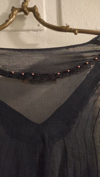 Camisa semi transparente