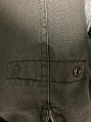 Parka Zara verde forrada talla XL