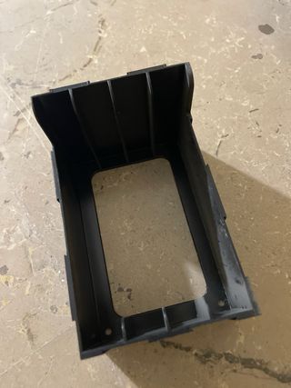 86 Organizadores Plástico Negro y Rojo