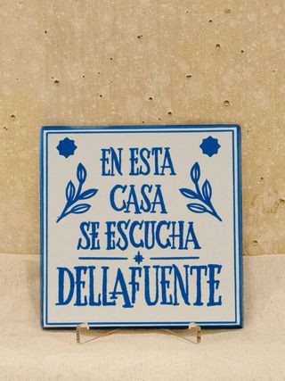 Azulejo decorativo 15x15cm personalizable