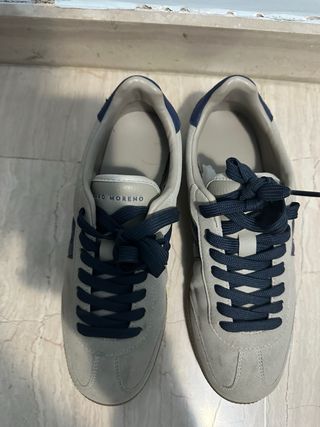 Zapatillas Alvaro Moreno Talla 39 Beige/Azul